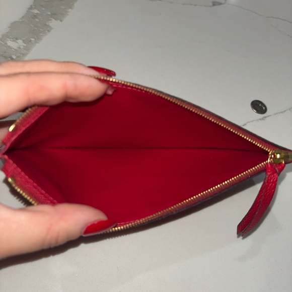 Lv Felicie Pochette- Wallet Scarlet - Picture 4 of 12